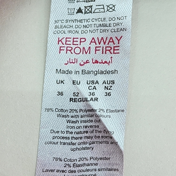 Boohoo Men's True Black Skinny Stretch Jean - 36R - Picture 9 of 9